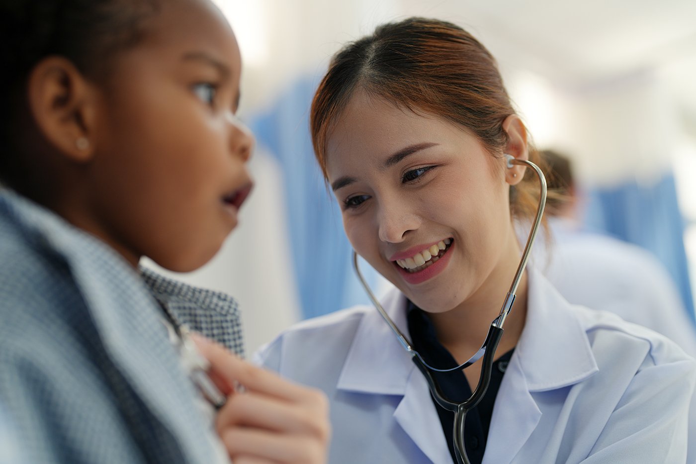doctor with child patient