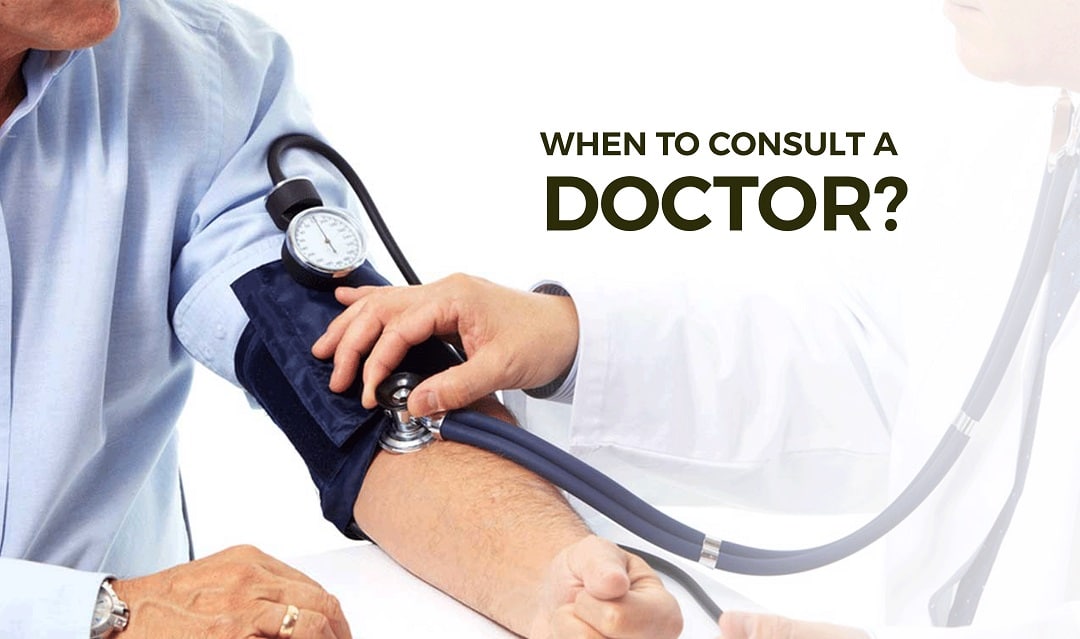 when to consult doctor for blood pressure