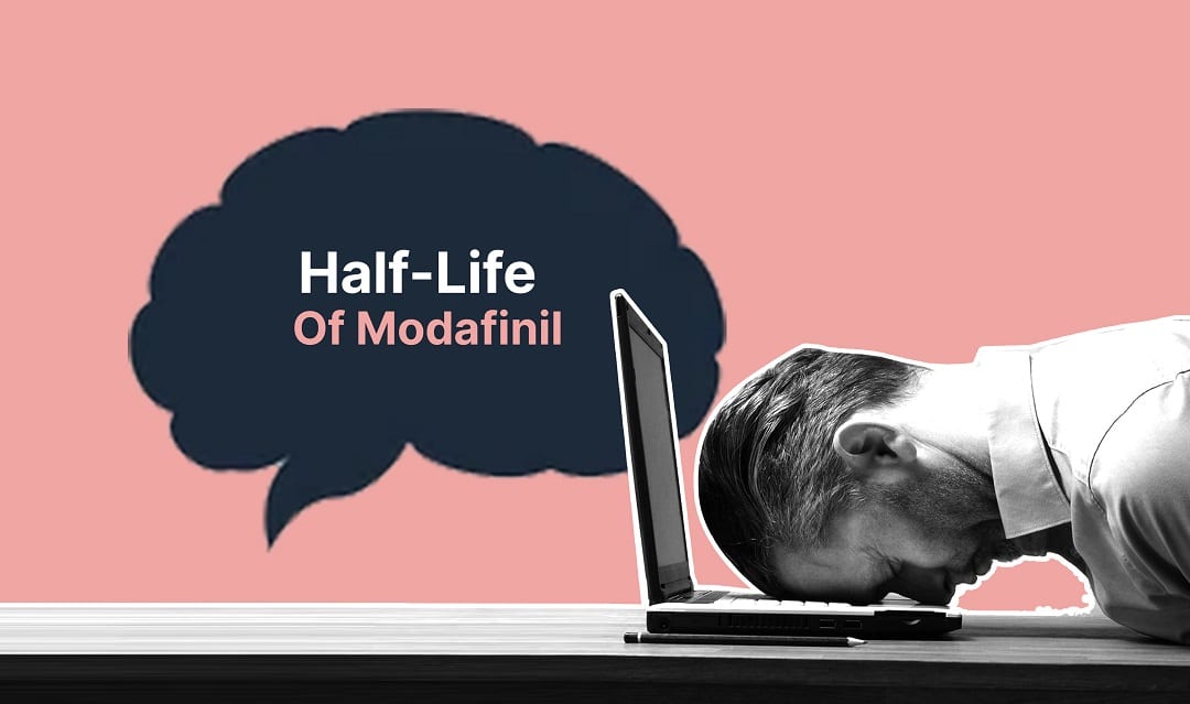 half life of modafinil